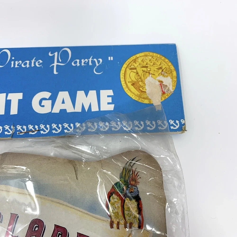 Vintage Treasure Hunt Pirate Party Game Mustaches Hats FUN - Made In France